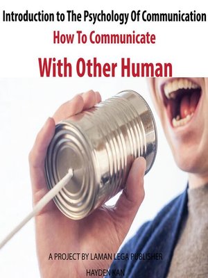 cover image of Introduction to the Psychology of Communication